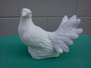 Large Dove facing right $35