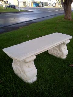 Straight and curved garden seats