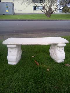 Curved garden seat $260
