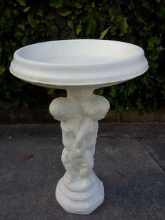 Three boys birdbath $180