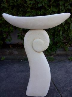 Single koru birdbath $235