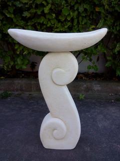 Double koru birdbath $235