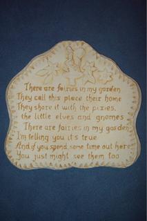 There are fairies in my garden $40