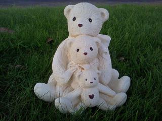 Three teddies $40