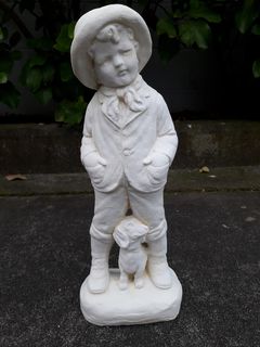 Boy with dog $40