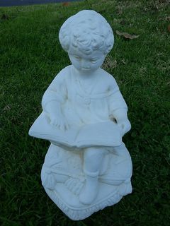 Boy reading $40
