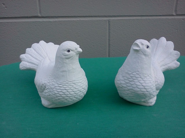 A pair of medium doves $40.