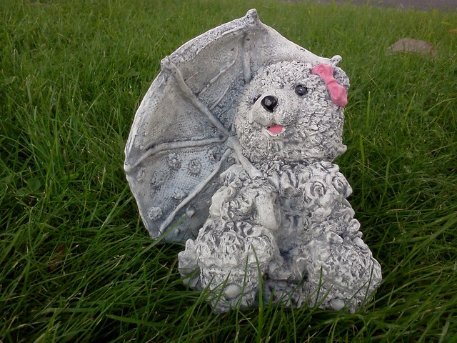 Teddy holding a umbrella $25