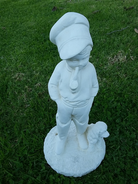 Boy with pipe $40