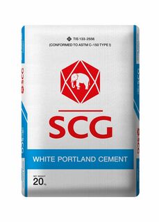SCG White Portland Cement 20 kg: $22